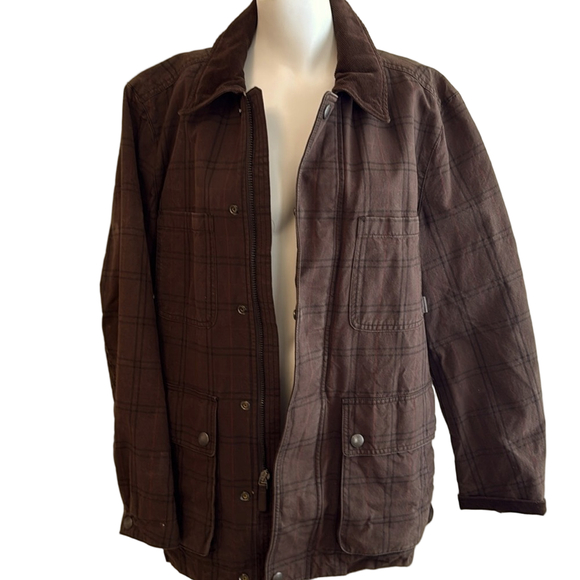 Coach Other - Coach Tatersall Plaid Utility Field Jacket Small
